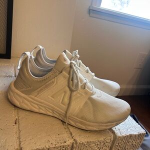 New Balance White Fresh Foam Lace-Up Sneakers